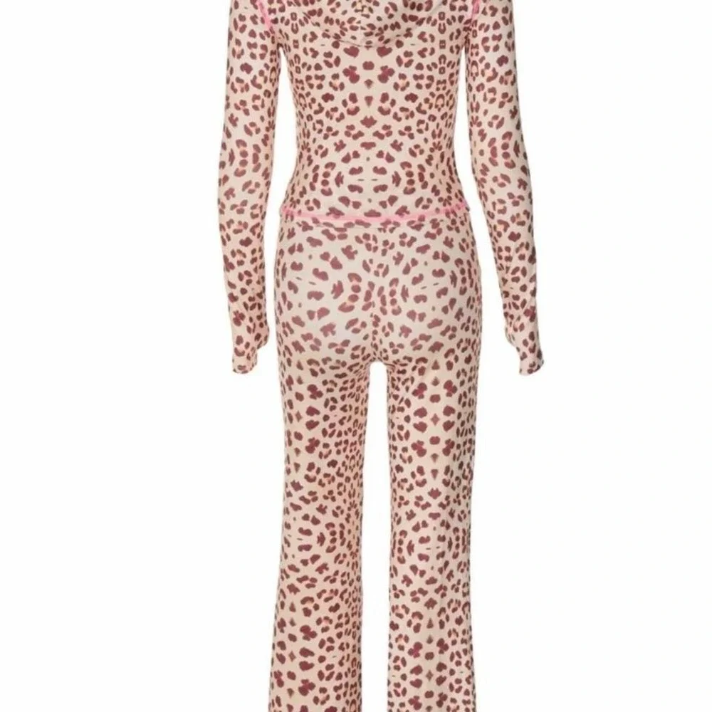 I.AM.GIA  leopard print two‎ piece set